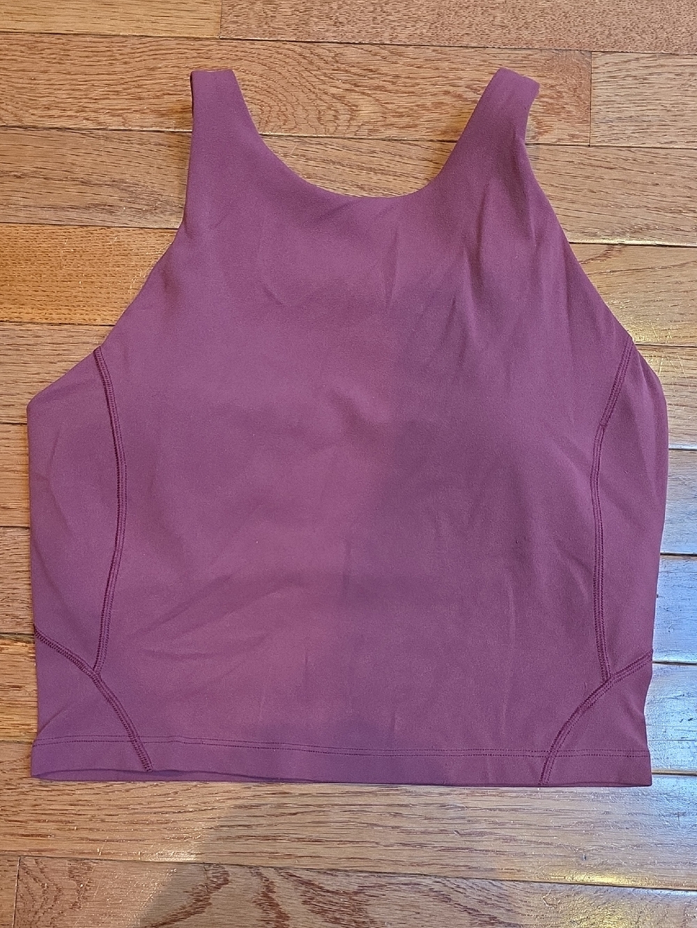 Lululemon athletica High-Neck Crop Sports Bra - Mauve Size 4